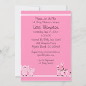 Noah's Ark Baby shower Uitnodiging (Achterkant)