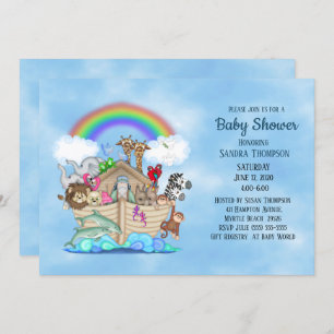 Noah's Ark Baby shower Uitnodiging