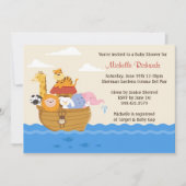 Noahs Ark Baby shower Uitnodiging (Voorkant)