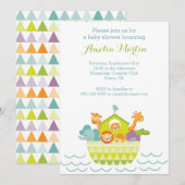 Noah's Ark Baby shower Uitnodiging (Voorkant / Achterkant)
