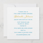 Noah's Ark Baby shower Uitnodiging (Achterkant)