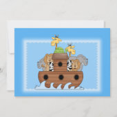 Noah's Ark Baby shower Uitnodiging (Voorkant)
