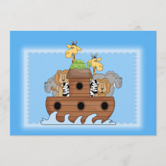 Noah's Ark Baby shower Uitnodiging