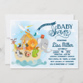 Noah's Ark - Baby shower Uitnodiging (Voorkant)