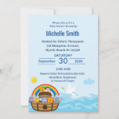 Noah's Ark Baby Shower-uitvindingen Kaart (Voorkant)