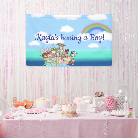 Noahs Ark Baby shower Wandbanner Spandoek (Feest)