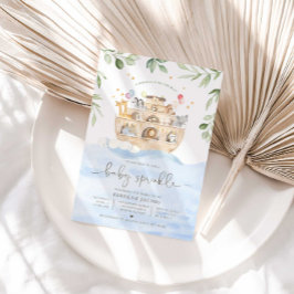 Noah's Ark Baby Sprinkle Uitnodiging