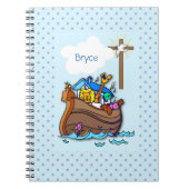 Noah's Ark Baptism, Boy Blue Notitieboek (Voorkant)