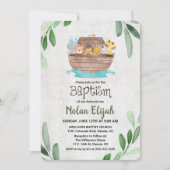 Noah's Ark Baptism uitnodiging (Voorkant)