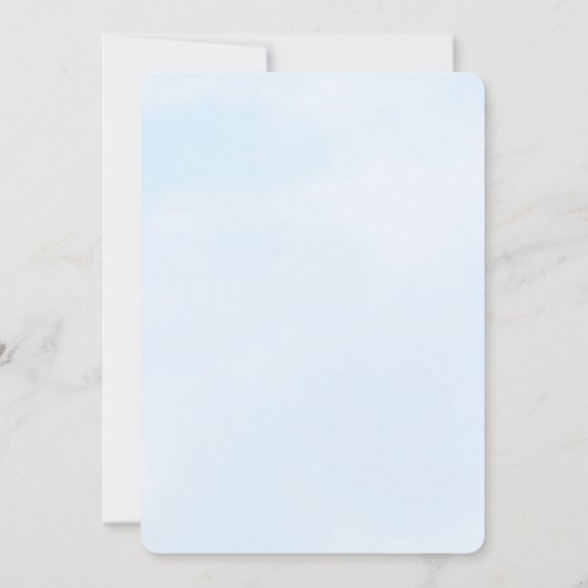 Noah's Ark Baptism uitnodiging (Achterkant)