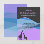 Noah's Ark Bar Bat Mitzvah Reception Party-kaart Kaart (Voorkant / Achterkant)