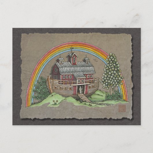 Noah's Ark Barn Briefkaart (Voorkant)