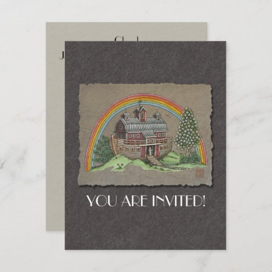 Noah's Ark Barn Kaart (Voorkant / Achterkant)