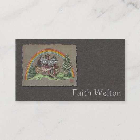 Noah's Ark Barn Visitekaartje (Voorkant)