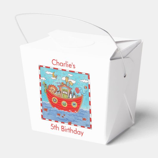 Noah's Ark Bedankdoosjes (Achterkant)