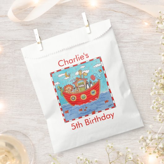 Noah's Ark Bedankzakje (Geknipt)