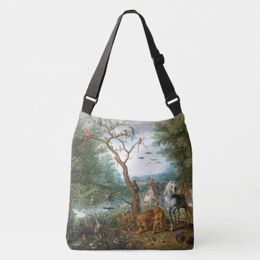 Noahs Ark Bible Wilde Dieren Canvas tas (Voorkant)