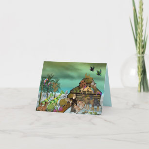 Noah's Ark Birthday Card Kaart