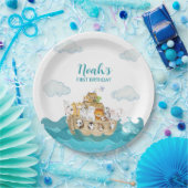 Noah's Ark Birthday Paper Borden Papieren Bordje (Feest)