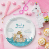 Noah's Ark Birthday Paper Borden Papieren Bordje (Feest)