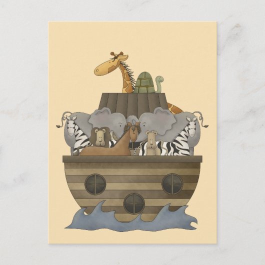 Noah's Ark Blank - personaliseer het zelf Briefkaart (Voorkant)