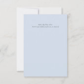 Noah's Ark Blue Boys Christening Invite Baptism (Achterkant)