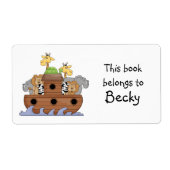 Noah's Ark Boek Bord Sticker (Voorkant)