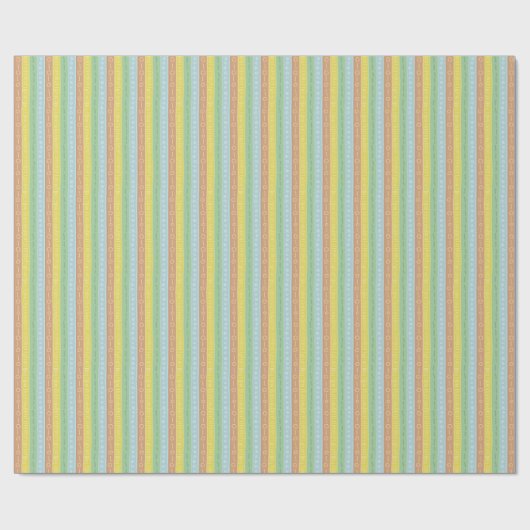 Noah's Ark Boho Baby shower Cadeaupapier (Vlak)