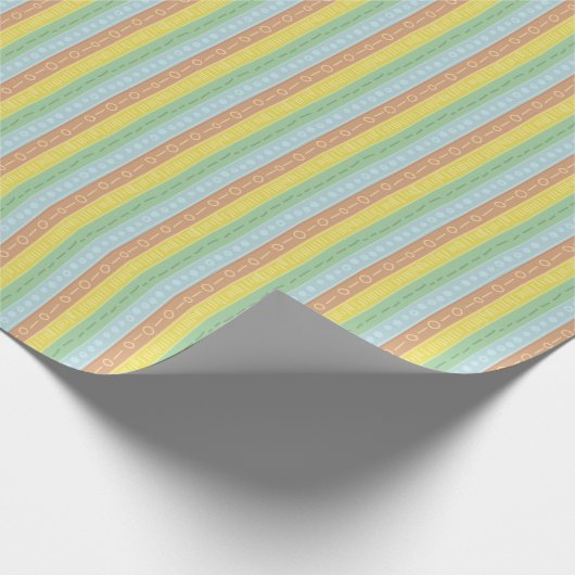 Noah's Ark Boho Baby shower Cadeaupapier (Hoek)