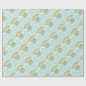 Noah's Ark Boho Baby shower Cadeaupapier (Vlak)