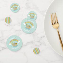 Noah's Ark Boho Baby shower Confetti