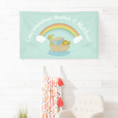 Noah's Ark Boho Baby shower Spandoek (Insitu)