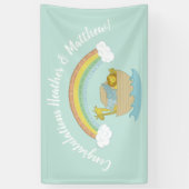 Noah's Ark Boho Baby shower Spandoek (Verticaal)
