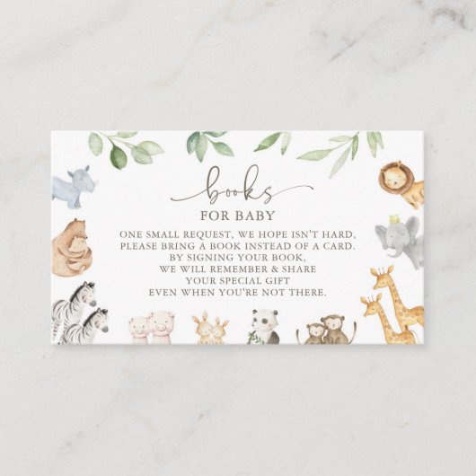 Noah's Ark Books voor Baby Kaart (Voorkant)