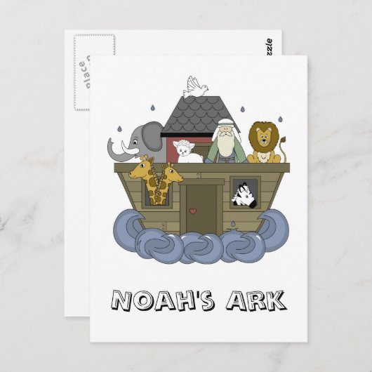 Noahs Ark Briefkaart (Voorkant / Achterkant)