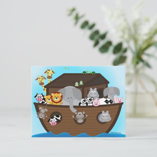 Noah's Ark Briefkaart (Staand voorkant)
