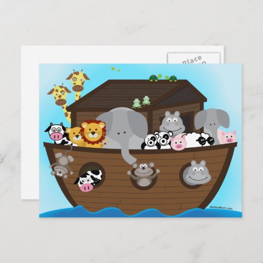 Noah's Ark Briefkaart (Voorkant / Achterkant)