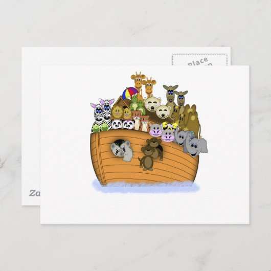 Noah's Ark Briefkaart (Voorkant / Achterkant)