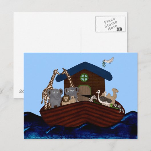 Noah's Ark Briefkaart (Voorkant / Achterkant)