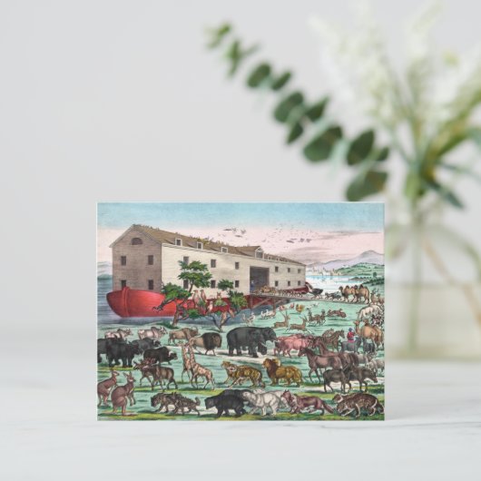 Noah's Ark briefkaart (Staand voorkant)