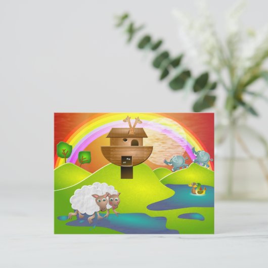 Noahs Ark Briefkaart (Staand voorkant)