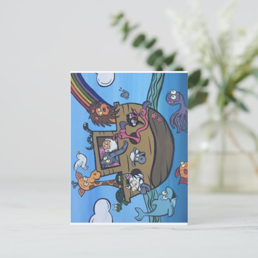 Noah's Ark Briefkaart (Staand voorkant)