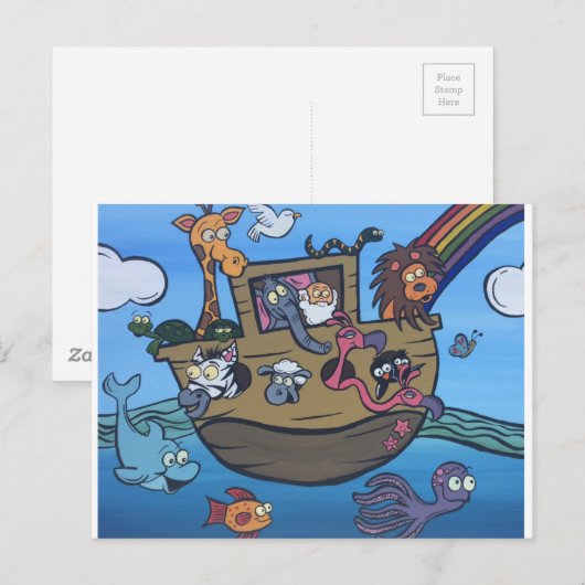 Noah's Ark Briefkaart (Voorkant / Achterkant)