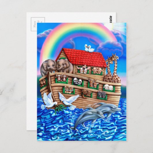 Noah's Ark Briefkaart (Voorkant / Achterkant)
