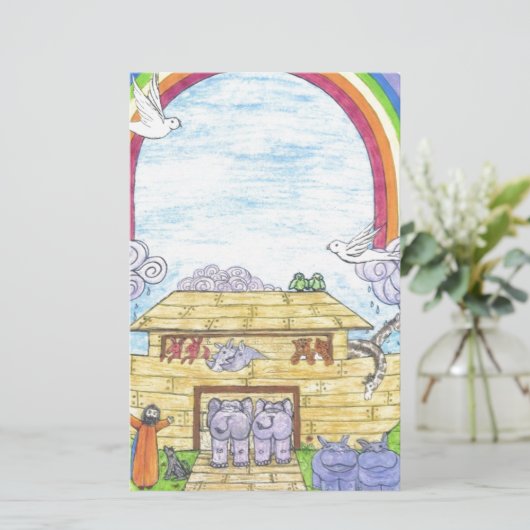 Noah's Ark Briefpapier (Staand voorkant)