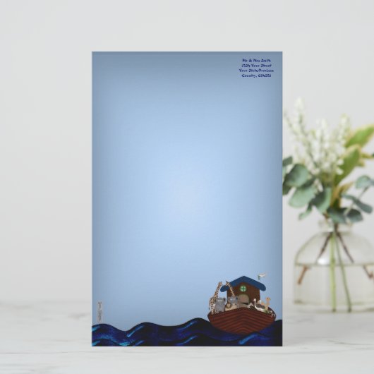 Noah's Ark Briefpapier (Staand voorkant)