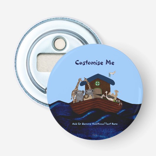 Noah's Ark Button Flesopener (Voorkant)
