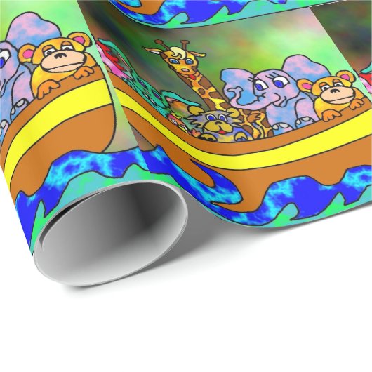Noah's Ark Cadeaupapier (Rol Hoek)