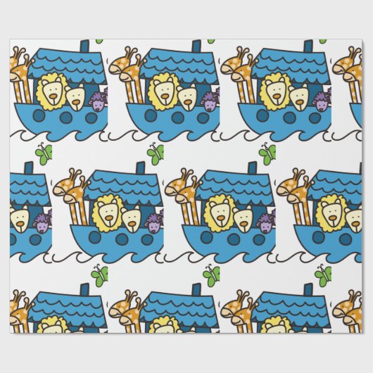 Noahs Ark Cadeaupapier (Vlak)