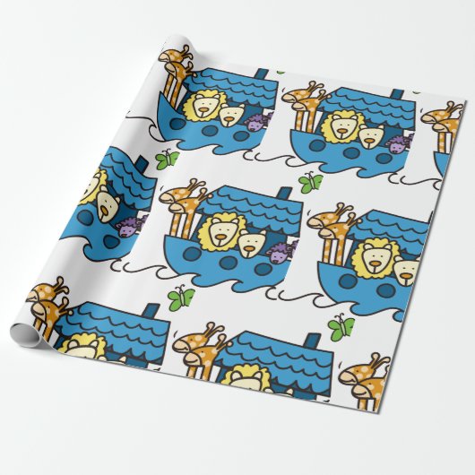 Noahs Ark Cadeaupapier (Uitgerold)